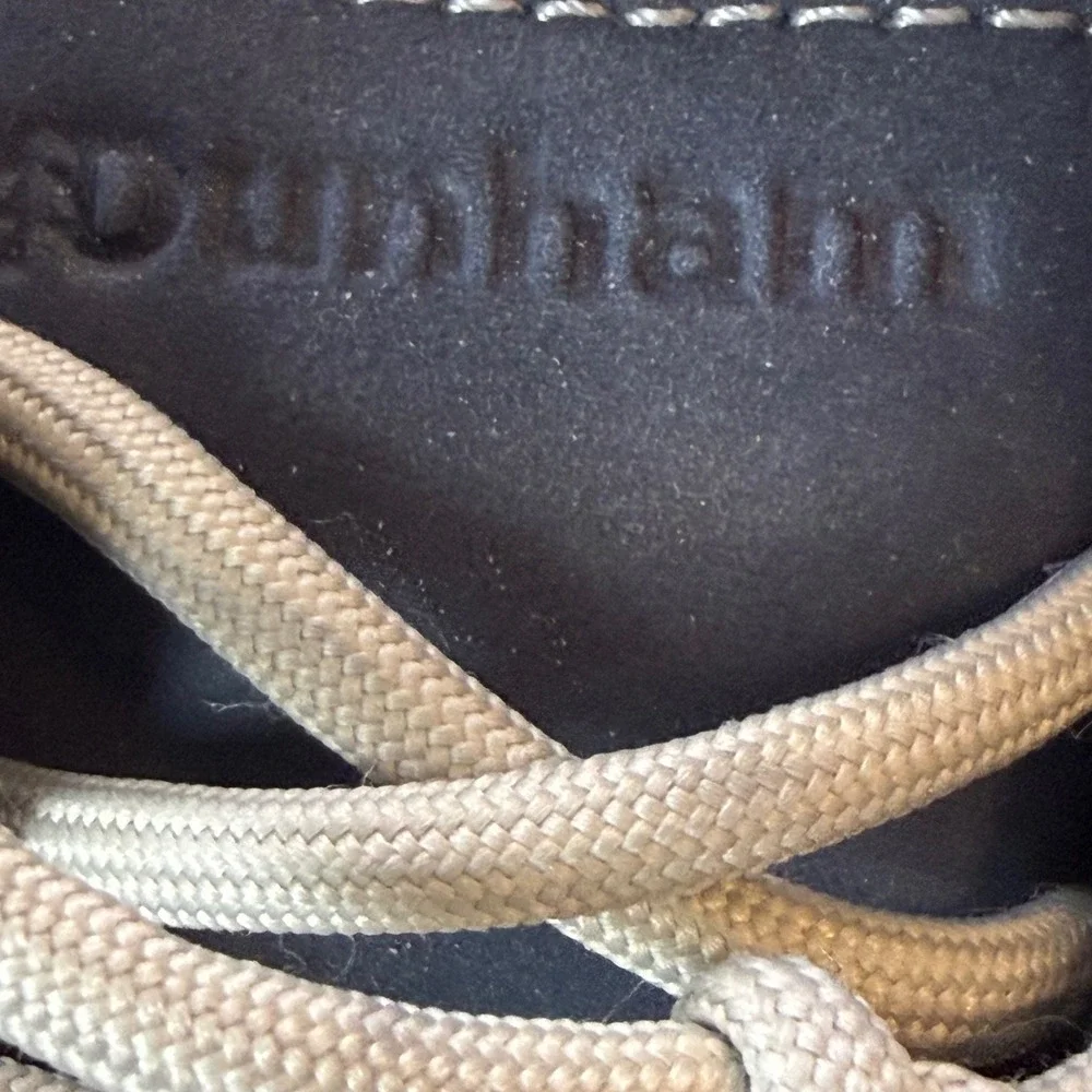 Dunham Captain Mens Boat Shoes Navy Blue Leather 13 XXW Extra Wide DHCAPTAIN